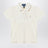 Cream cotton polo shirt