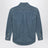 Blue denim button-down shirt