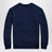 Felpa blu navy in misto cotone