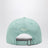 Cappello da baseball color acquamarina in cotone