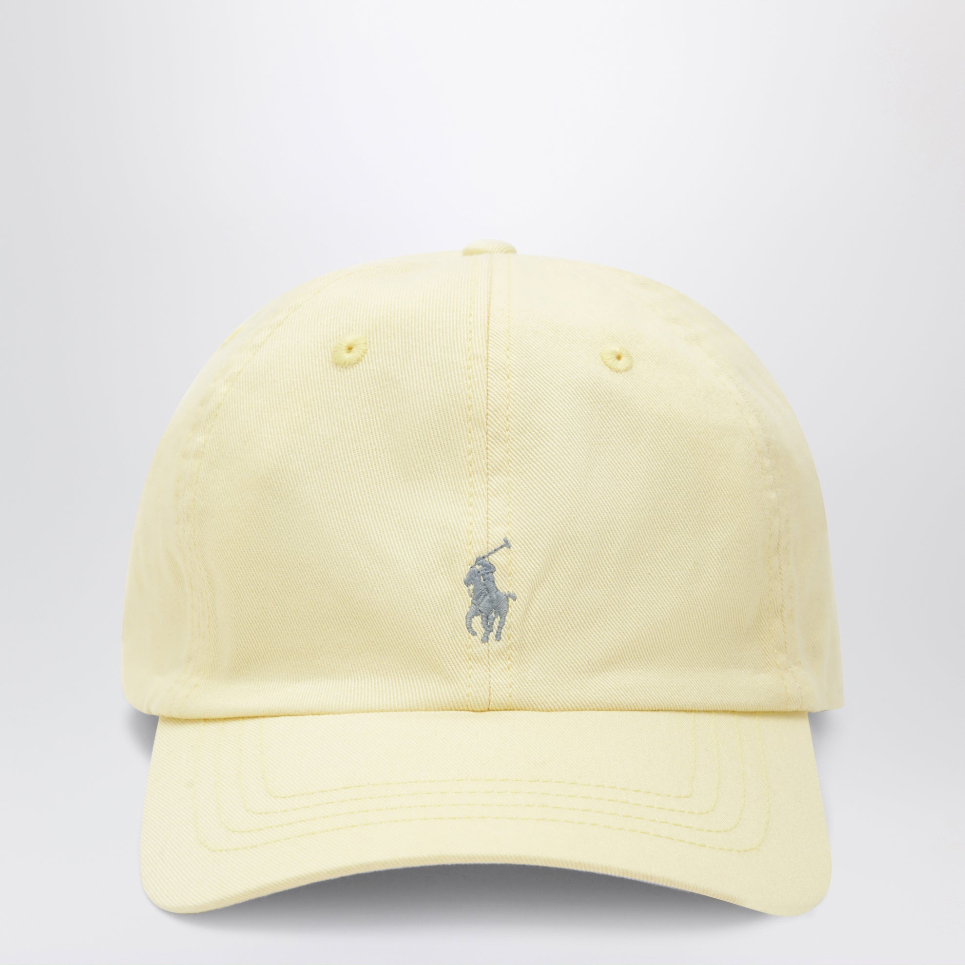 Light yellow cotton baseball cap