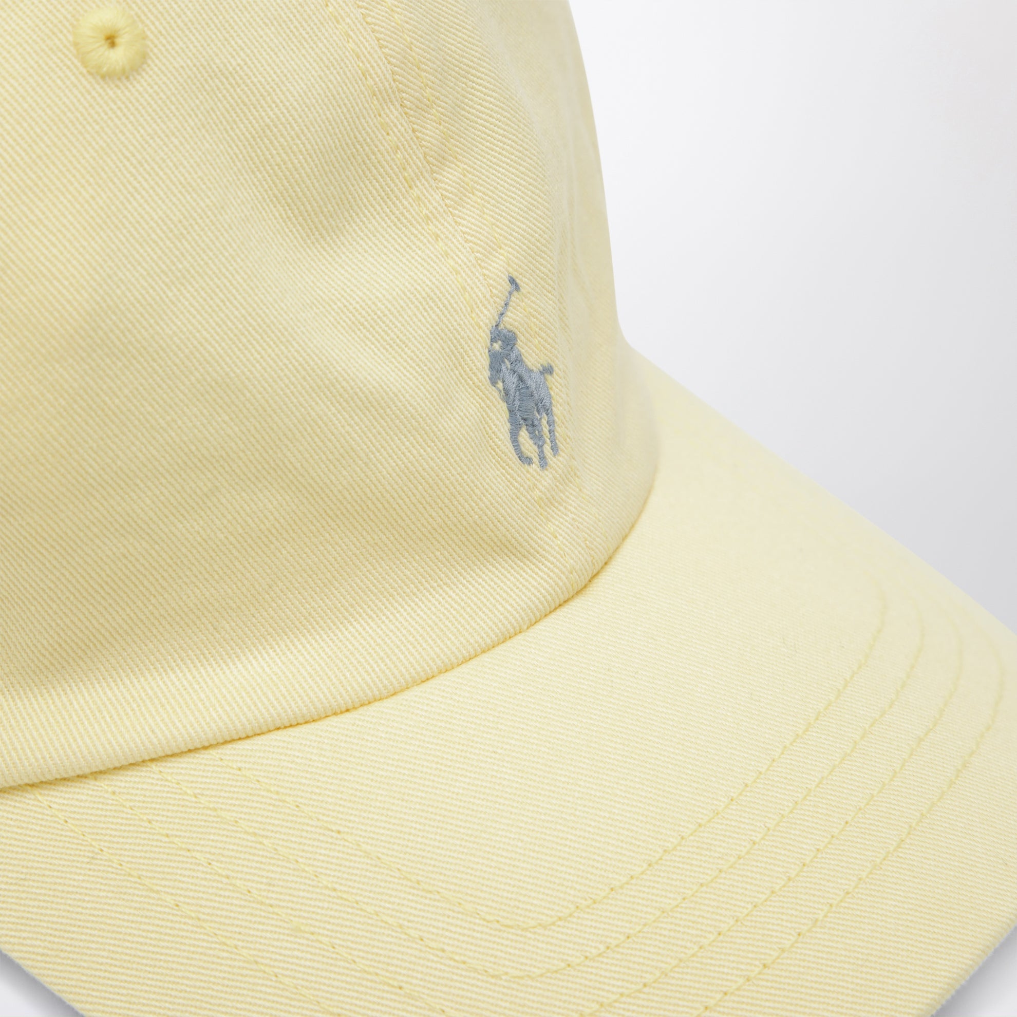 Light yellow cotton baseball cap