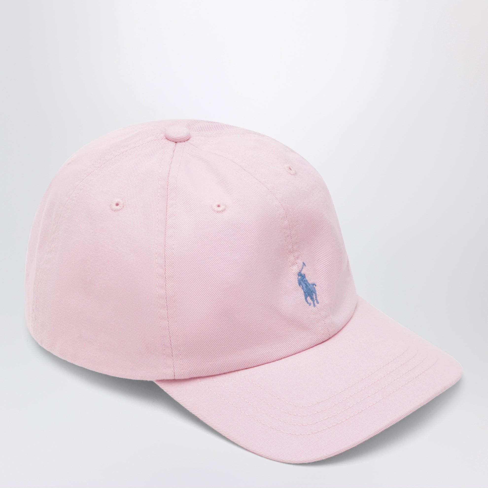 Pink cotton baseball cap