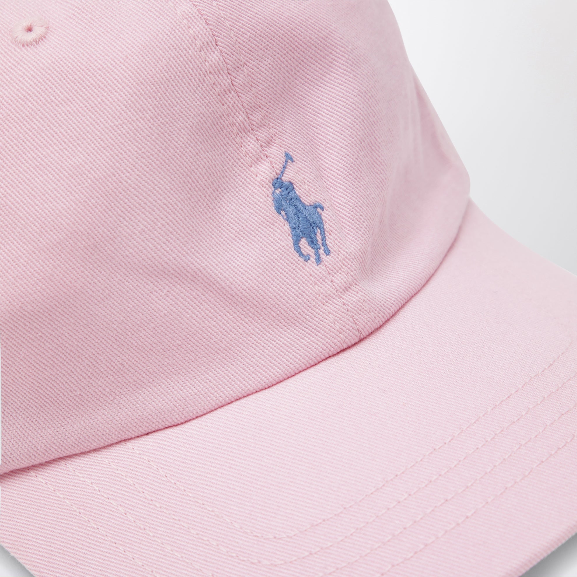 Pink cotton baseball cap