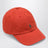 Orangerote Baseballkappe mit gesticktem Logo