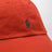 Orangerote Baseballkappe mit gesticktem Logo