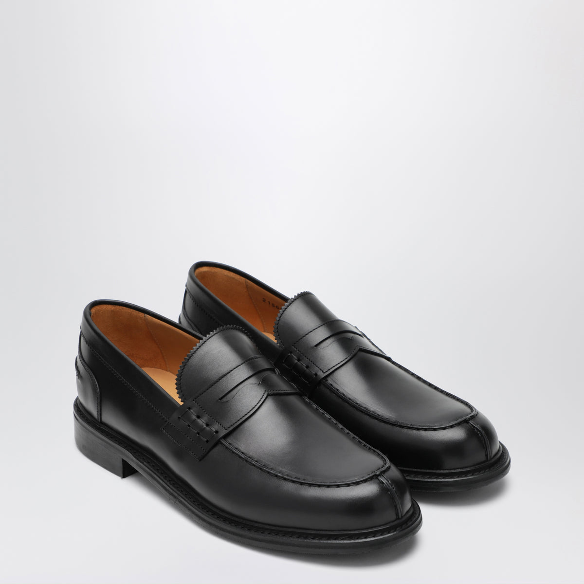 Mocassins noirs en cuir