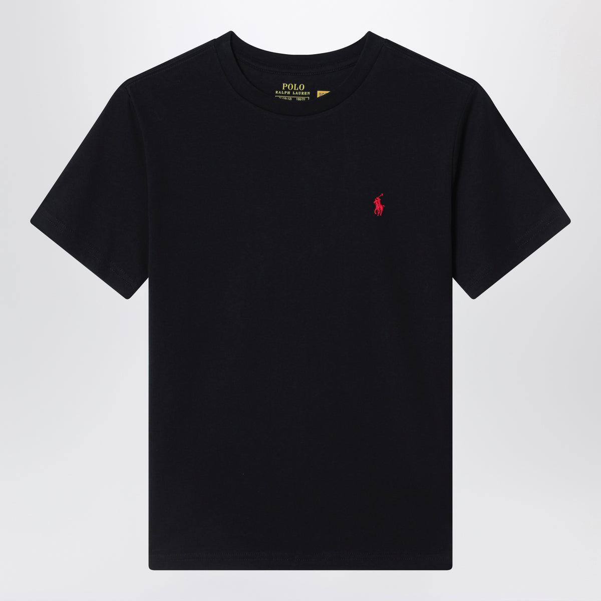 Black cotton T-shirt