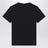 Schwarzes T-Shirt aus Baumwolle