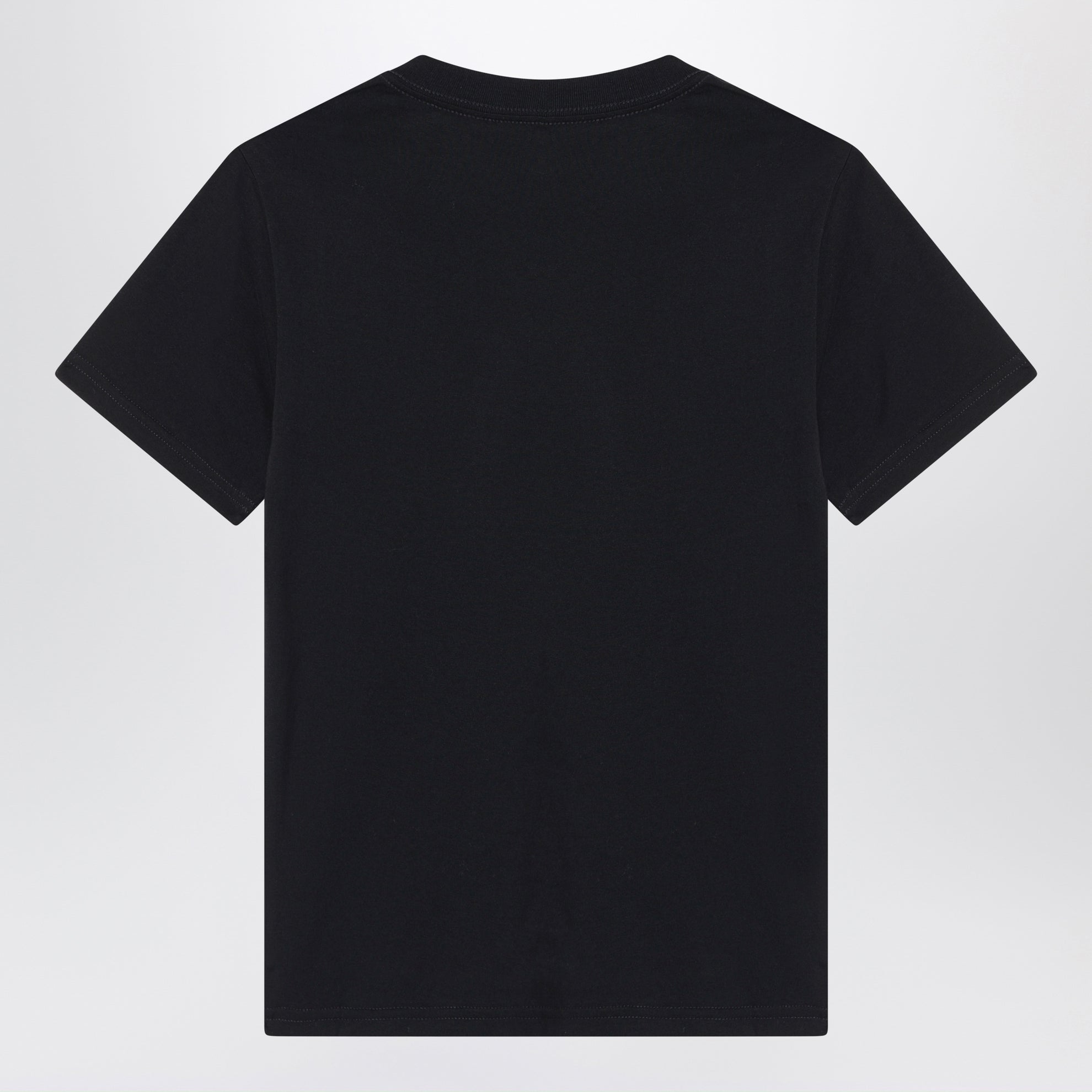 Schwarzes T-Shirt aus Baumwolle