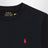 Schwarzes T-Shirt aus Baumwolle