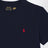 T-shirt blu navy in cotone