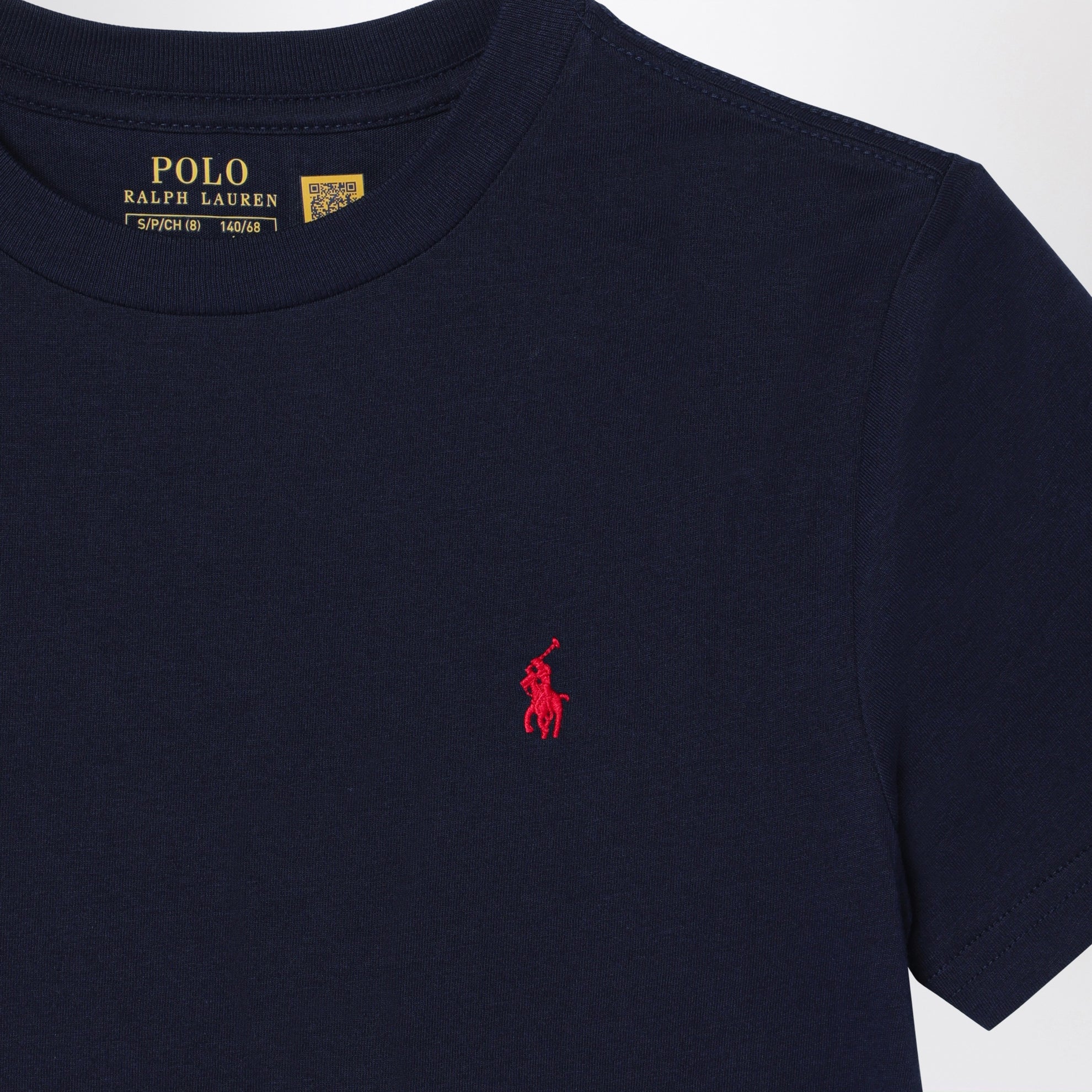 T-shirt blu navy in cotone