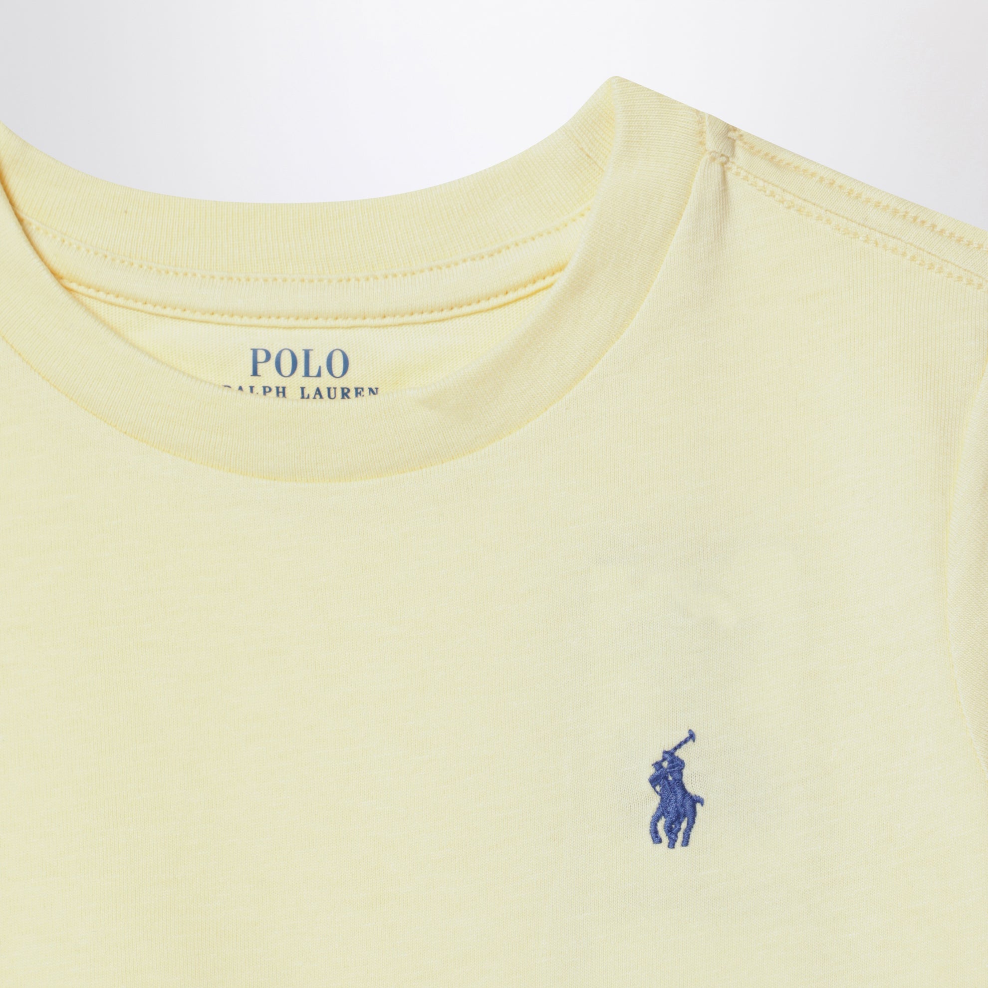 T-shirt jaune en coton