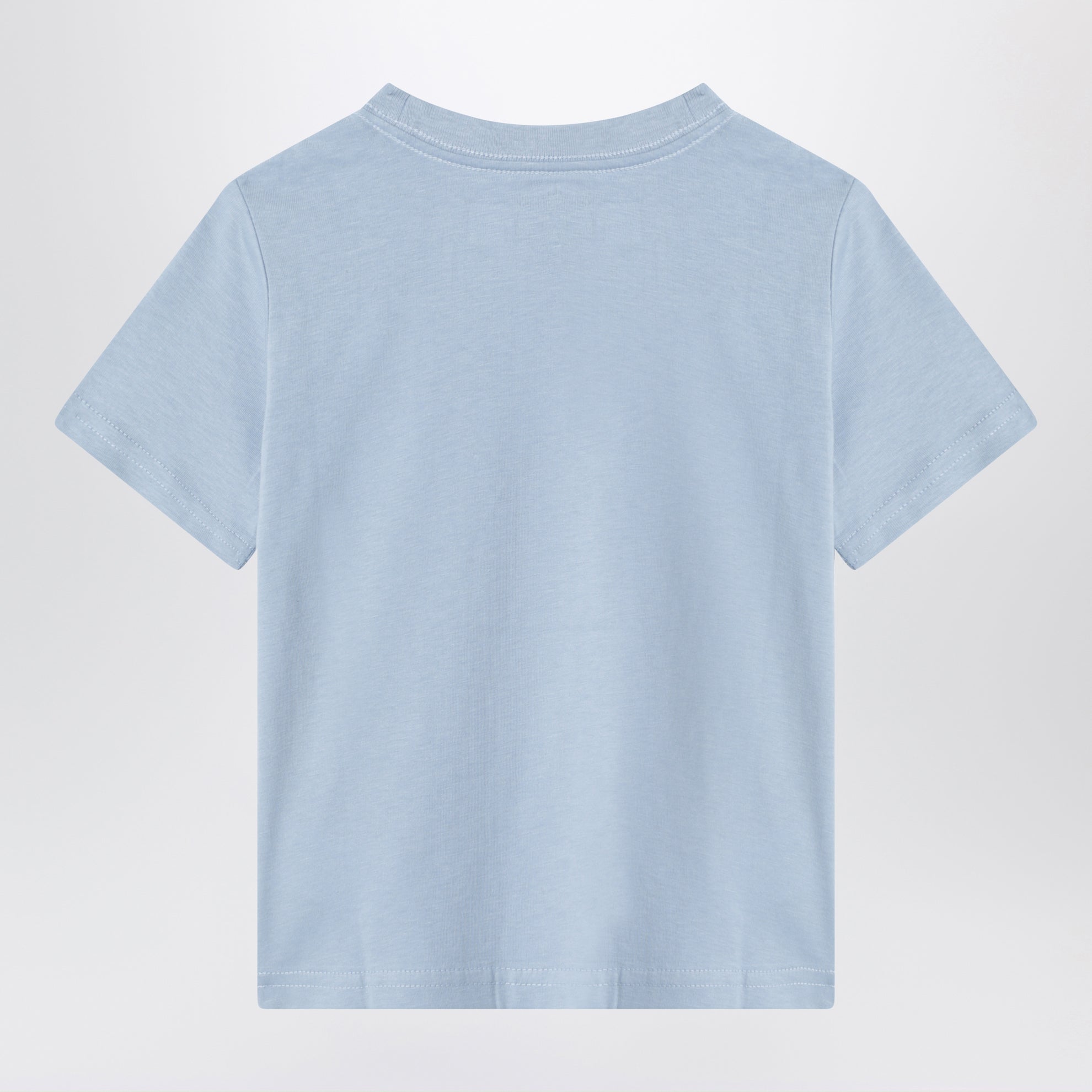 T-shirt bleu clair en coton