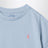 T-shirt bleu clair en coton