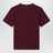 Dark burgundy T-shirt in cotton