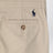 Beige khaki cotton trousers