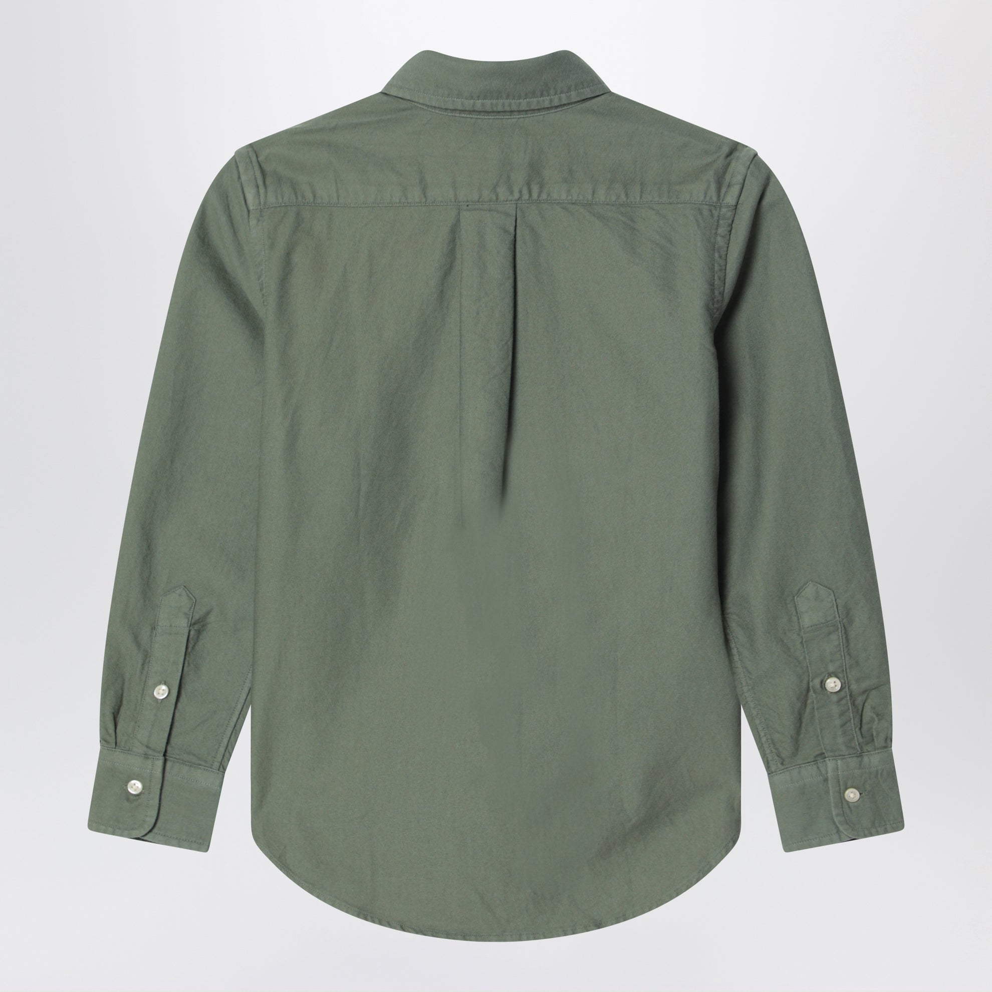 Camicia Oxford Classic-Fit verde cargo