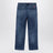Blau ausgewaschene Denim-Jeans