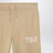 Pantalone jogging beige in cotone con logo