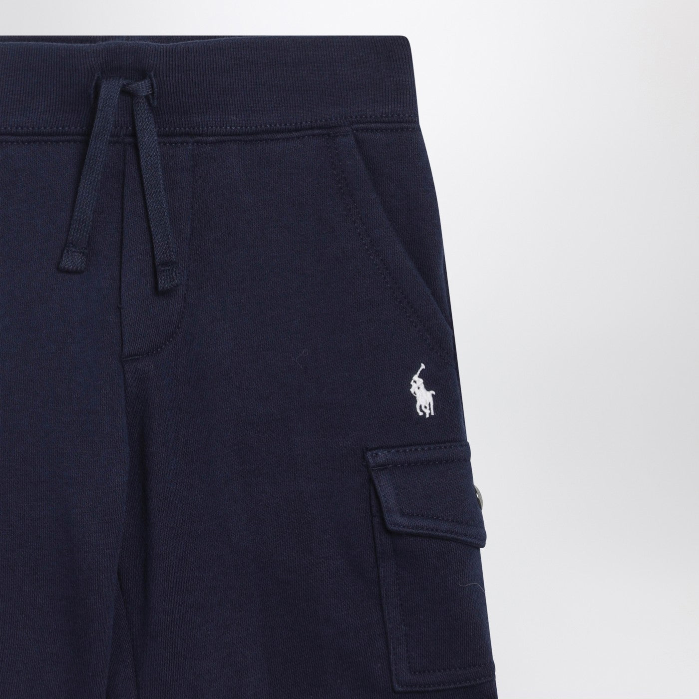 Navy blue cotton blend Shorts