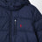 Giubbotto con zip blu navy