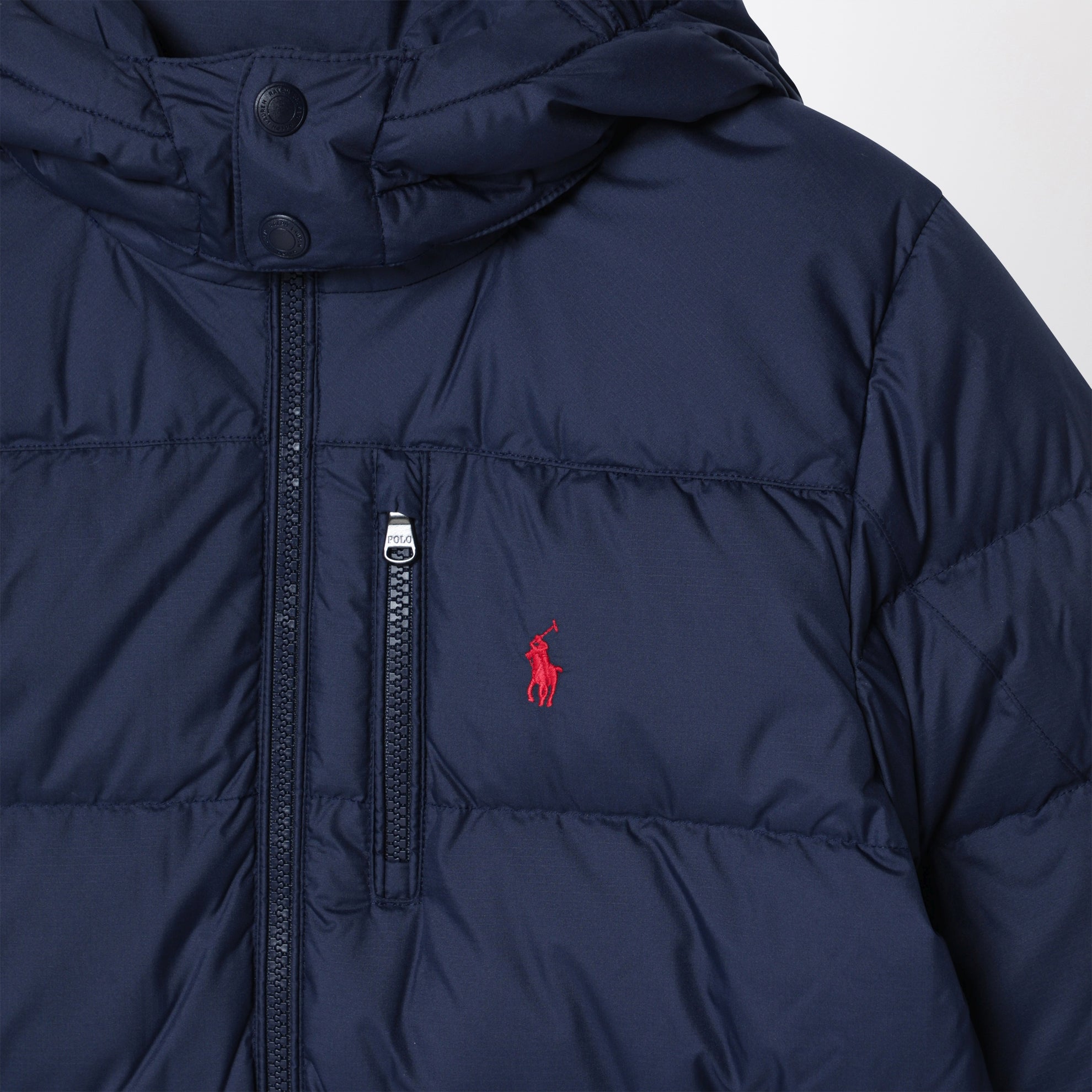 Giubbotto con zip blu navy