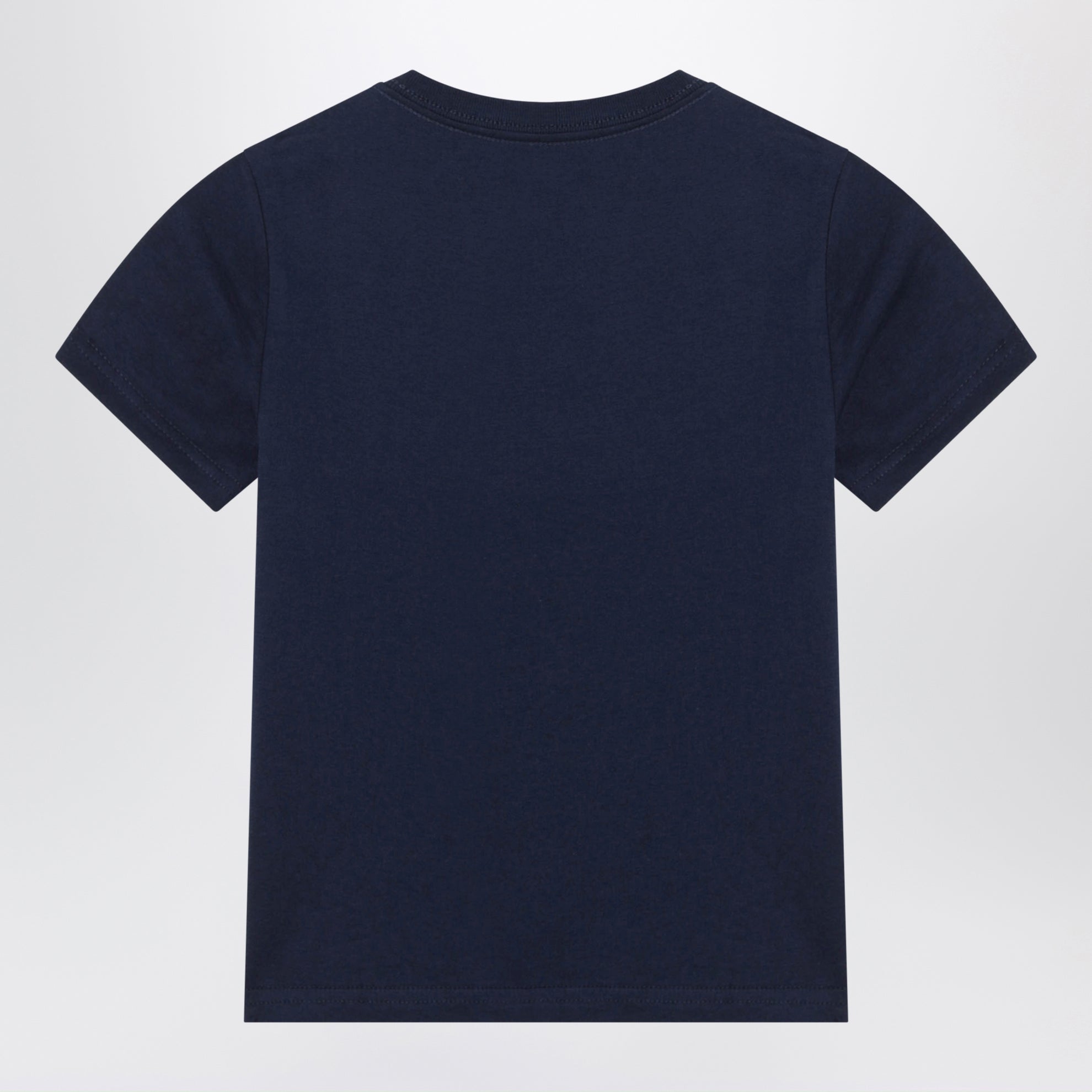 T-shirt Polo Bear blu navy in cotone
