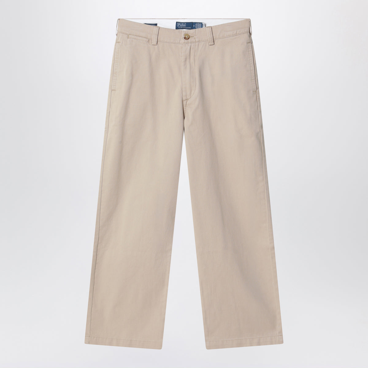 Pantalon chino beige en coton