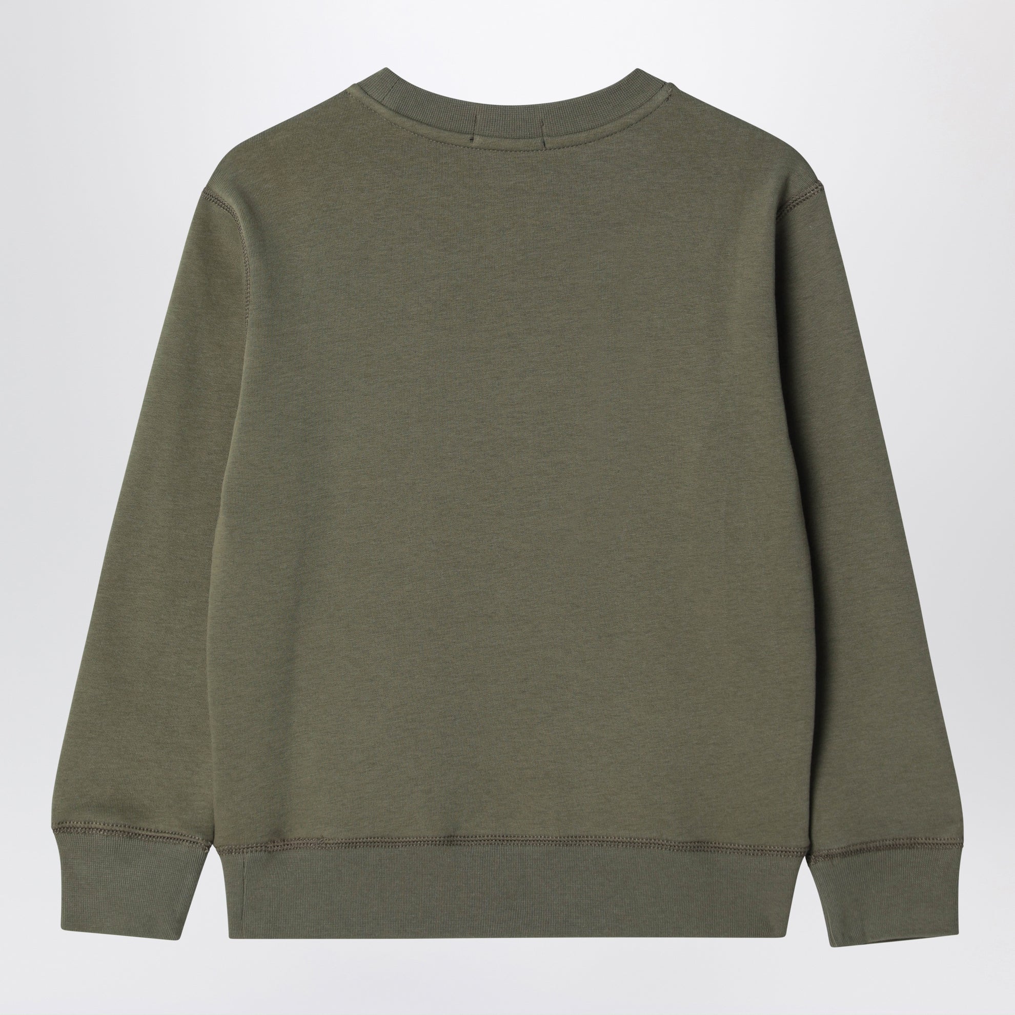 Sweat-shirt Polo Bear en mélange de coton vert olive