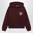Sweat à capuche The Big-Fit bordeaux foncé