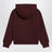 Sweat à capuche The Big-Fit bordeaux foncé