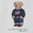 T-shirt Polo Bear bianca