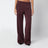 Pantaloni jogging bicolore rosso scuro/neri