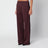Pantaloni jogging bicolore rosso scuro/neri