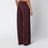 Pantaloni jogging bicolore rosso scuro/neri