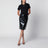 T-shirt AC nera in cotone