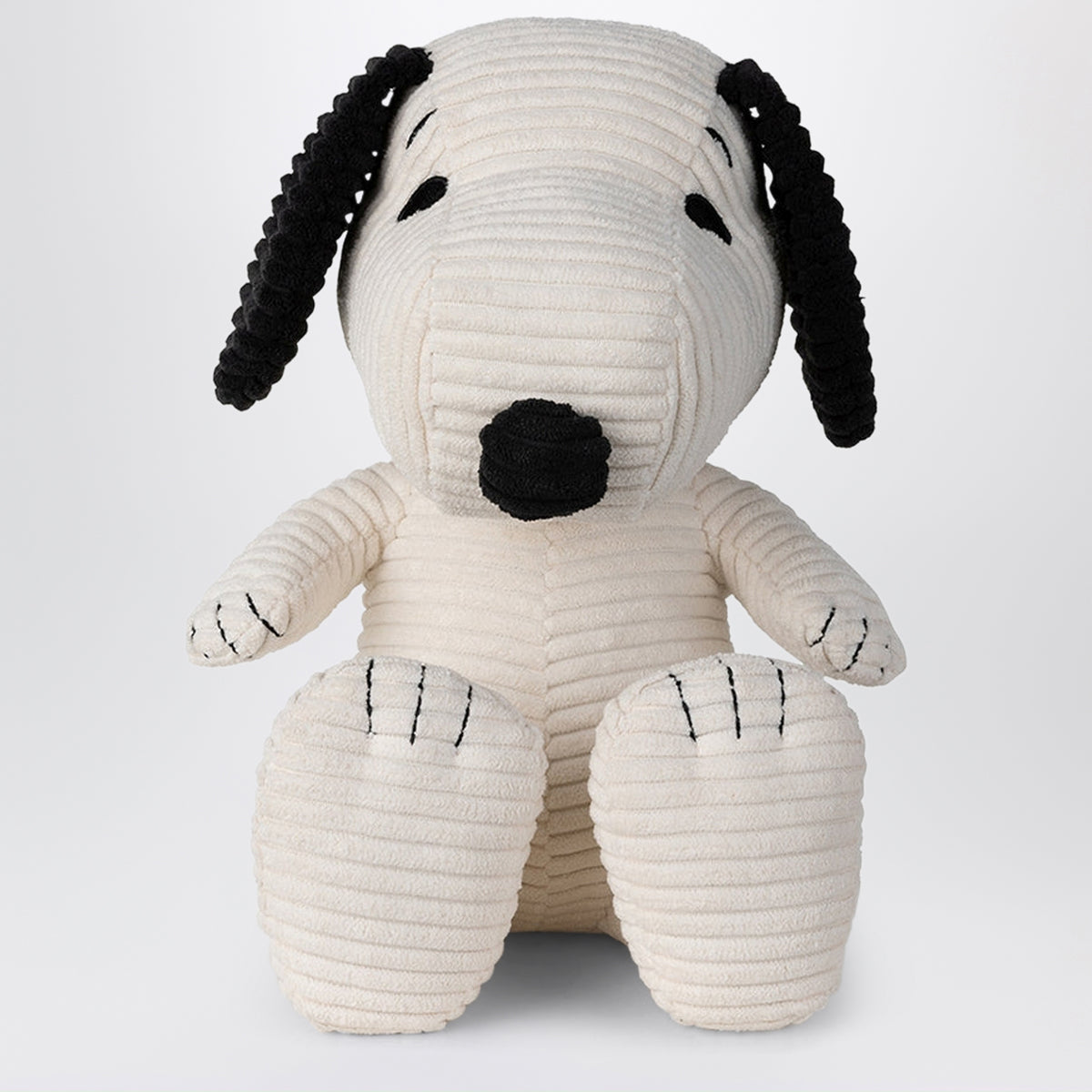 Cream Snoopy plush in corduroy 27 CM