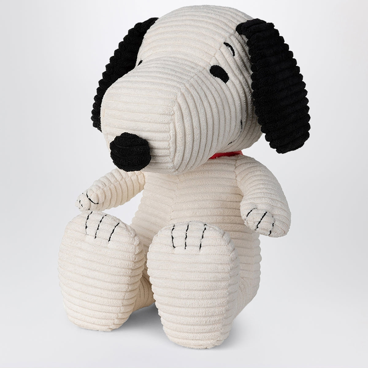 Cream Snoopy plush in corduroy 27 CM