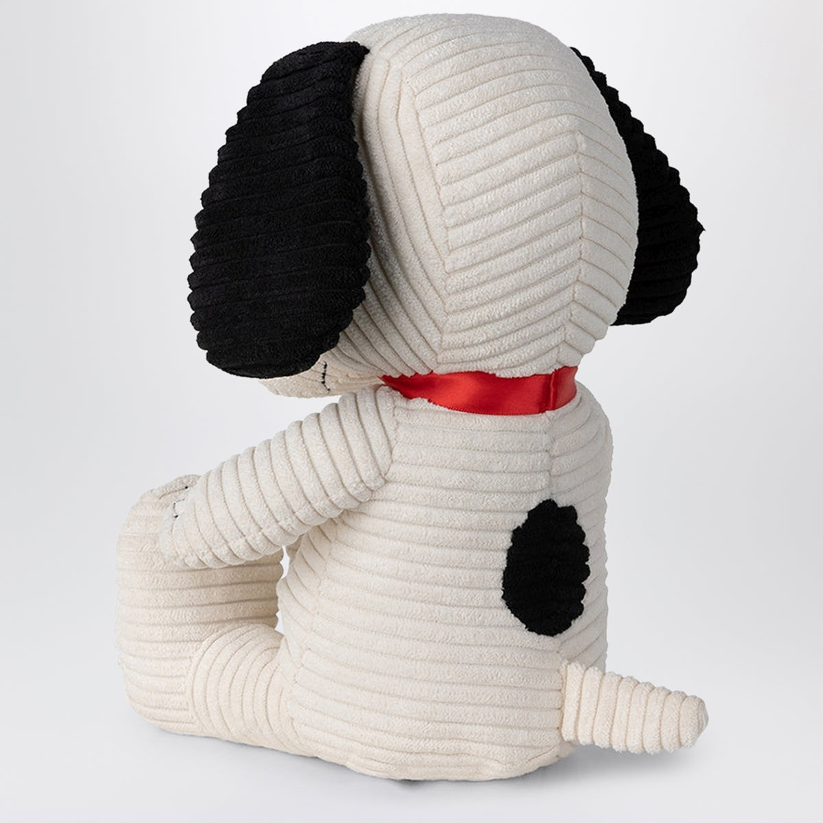 Cream Snoopy plush in corduroy 27 CM
