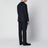 Single-breasted blue wool suit