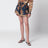 Shorts Aster relaxed in seta Navy Jacobean