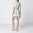 Mini-robe Emily ivoire à imprimé floral