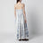 Robe maxi Off-White Flowers Arch Pleats