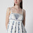 Robe maxi Off-White Flowers Arch Pleats