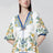 Emily Floral Tapestry drawstring midi dress
