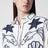 Camicia con ricami marini