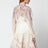 Bluse „Creme Ascent“ aus Seiden-Leinen-Mischgewebe