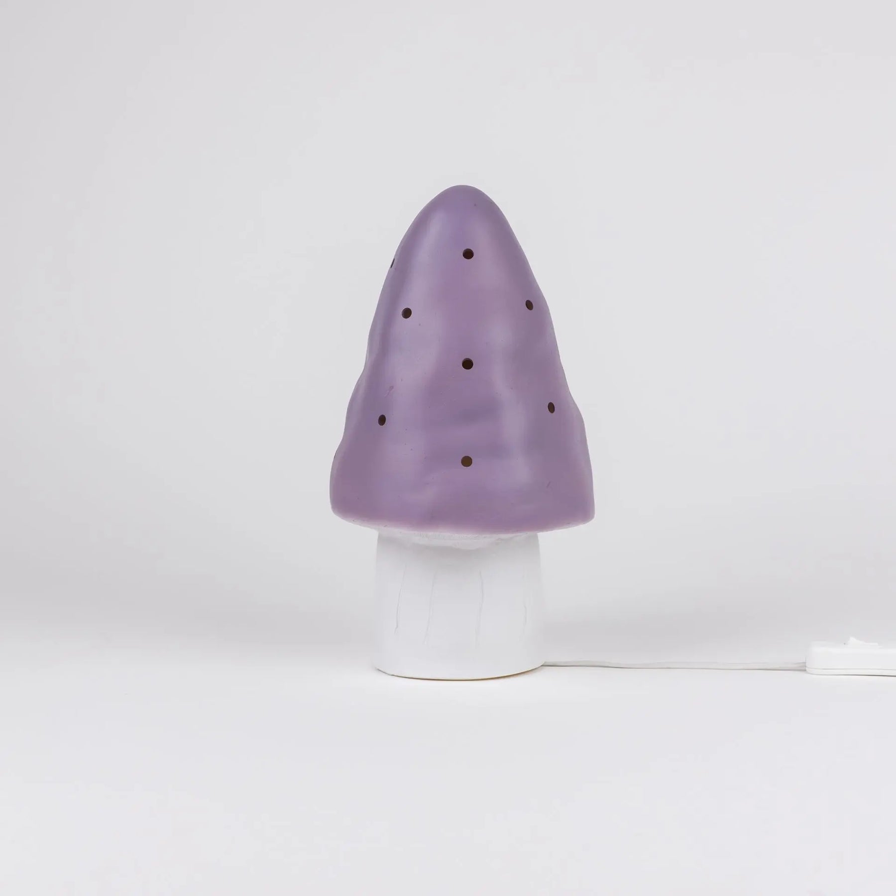 Small Lavender Mushroom Night Lamp
